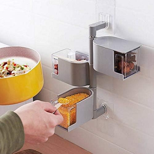 Layers Sticking Rotary Seasoning Kitchen Organizor